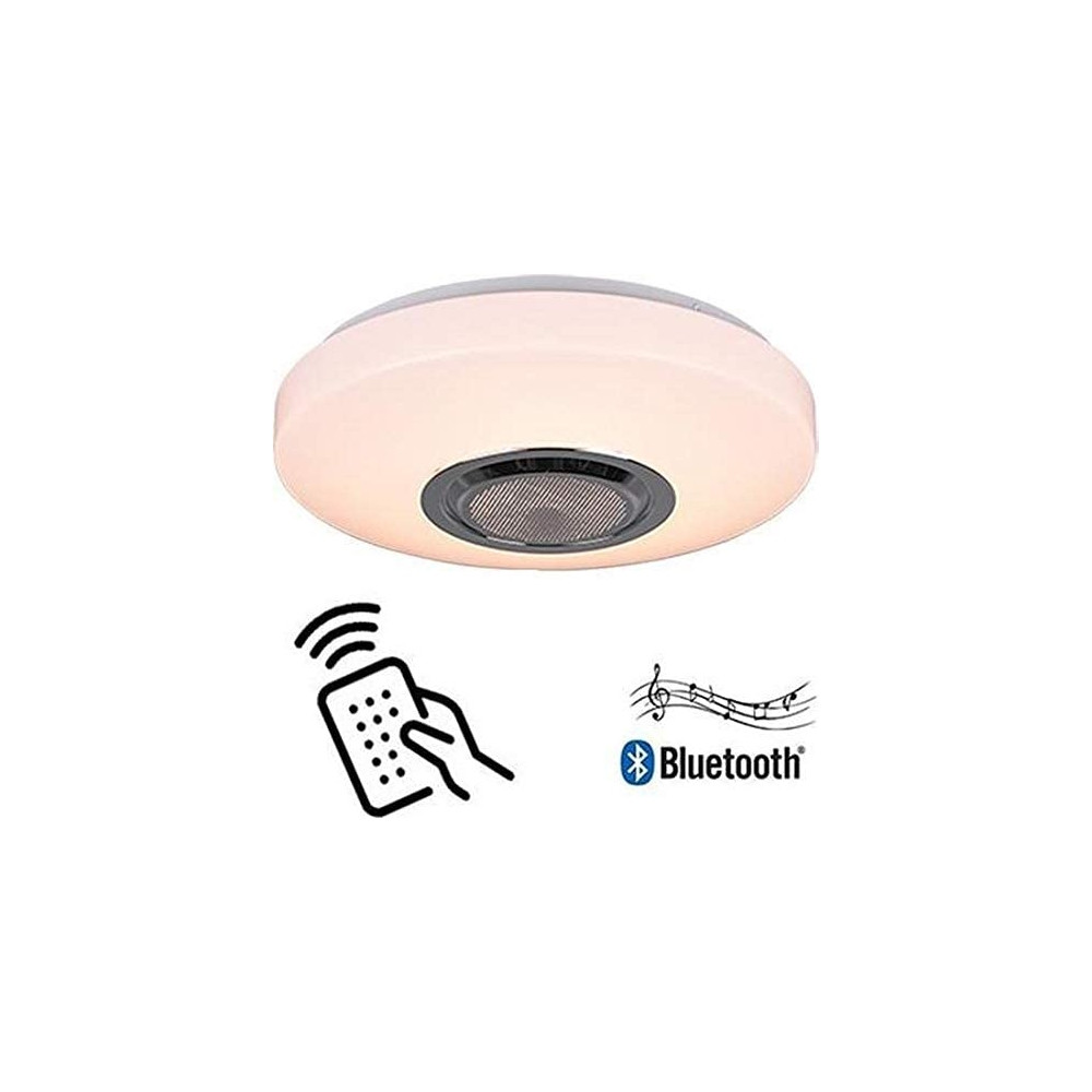Farbwechsler LED Lampe Lautsprecher ca. Bluetooth 33 Deckenlampe cm Deckenleuchte MAIA