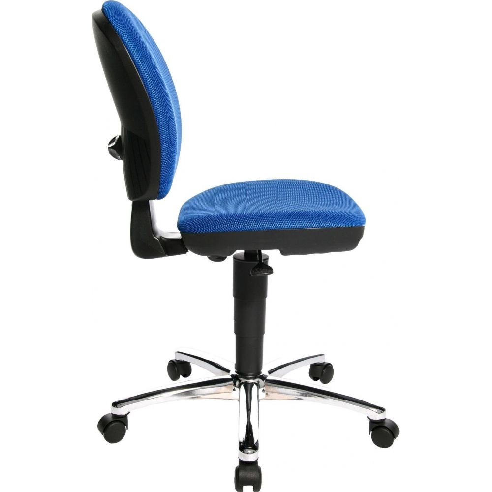 Kinder- und Jugend Drehstuhl blau Bürostuhl ergonomische Form Made in  Germany