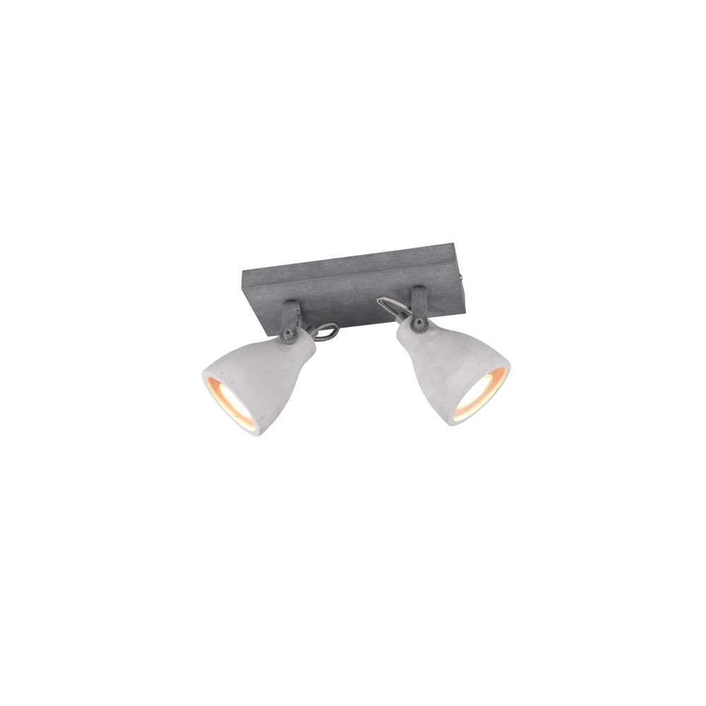 802500278 betonfarbig | Wandleuchten betonfarbig | Lampe Lampen 2x Concrete Leuchte Strahler GU10,